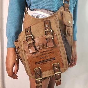 Augur Strauss saddle crossbody bag